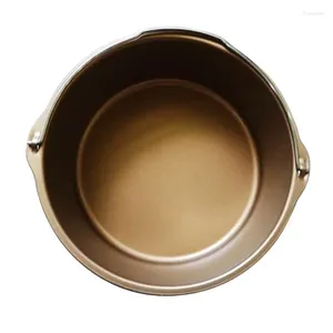 Moldes de cozimento 6/7/8 polegadas Non Air Fryer Bolo Bandela da bandeja de bandeja de frigideira Bascando Bakeware de cesta