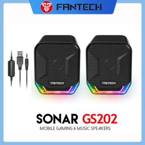 Динамики фантастика GS202 RGB компьютерный динамик USB 3.5mm Plug Stereo Curround Dinger для настольного ПК ноутбука телевизионная коробка Pubg LOL Gaming Downer