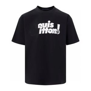 Yaz Erkekler ve Kadınlar Kısa Tshirt Moda ve Eğlence Mizaç Yumuşak Yüksek Kaliteli Tişört Karikatür Mektup Çift Modeller Basılı T-Shirt