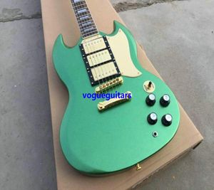 Целые гитары Новое прибытие Green Model Custom Shop Электрогитара High Cheap 6134520