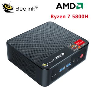 Мыши Beelink Ser5 Pro Amd Ryzen 7 5800h Mini PC AMD Ryzen 5 5500U Windows 11 16GB 500 ГБ SSD Wifi6 Desktop Mini PC Computer