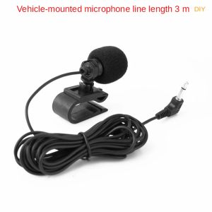 Mikrofonlar Araba Navigasyonu Harici Kondenser Mikrofon Konumlandırma İnterkom Yapışkan Kayıt Ev Stüdyosu Sound Direct Equipment 3.5mm Fiş