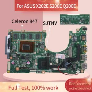 Материнская плата REV.2.0 Материнская плата ноутбука для ASUS X202E S200E Q200E Celeron 847.