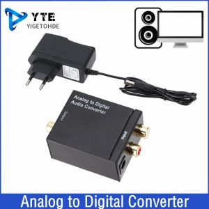 Конвертер аналог с цифровым конвертером ADC Optical Coax RCA Toslink Audio Sound Adapter Adapter для Apple TV для Xbox 360 DVD