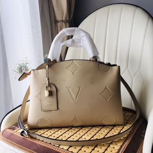 M41056 Vintage Cowhide Montian Sags Tote Bag Designer Bag Кожаный плечо для пакета сцепления с клатчкой пакеты с клатчем. 33*23*15