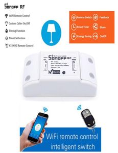 Sonoff RF WiFi Akıllı Anahtar Kesinti Kesintisi 433MHz RF Alıcı Akıllı Kablosuz Ewelink Uygulaması Akıllı Ev WiFi LI1899295 için Uzaktan Kontrol