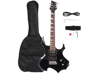 Elektro Gitar Glarry 5 Pikap şeklindeki Paket Kayış Sallar Sallama Kablo Anahtarı Aracı Siyah Gemi USA3462663