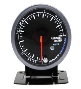 Dragon Gauge 60mm Hava Yakıt Oranı Gösterge Siyah Renk Çift LED Renk Display9482929