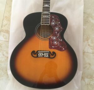 Yüksek Kaliteli Ladin Top Fishman EQ Kaplumbağa Pickguard J200 Akustik Gitar Guitarra Tüm Renk Akustik Gitar Guitar7968707