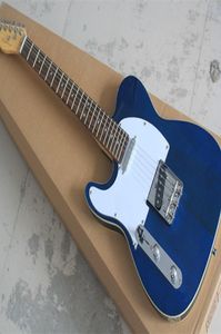 Sol El Electric Gitar Elm Clear Blue Vücut Gül Ahşap Tahta Stresi Giyim Alıcı Önerilen Satın Alma 9154559
