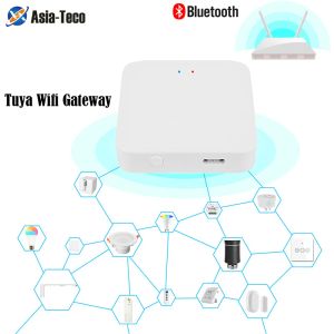 Accessoires Tuya Smart Lock WiFi Bridge Wireless Gateway Hub 2.4g WiFi Smart Life App Fernbedienungsgeräte arbeiten mit Alexa Google Home.