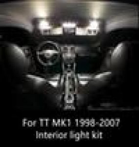 8pcs kanbus otomatik LED ampuller araba iç ışık kiti lambaları TT MK1 için 1998-2007 Araç Aksesuarları Hatası Free8265763