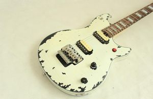 Süper Nadir Eddie Van Halen Wolf Müzik Adam Ernie Ball Eksen Beyaz Kalıntı Elektro Gitar Kontrol Anahtarı Kırmızı Düğmesi Floyd Rose Tremolo3157331