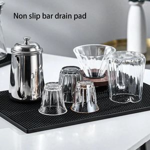 Masa Paspasları Kayma Önleyici Cam Mat Slip Olmayan PVC Çubuk Yastıklar Kahve Makineleri İçin Çok Yönlü Termal Pedler Masaüstü Taşınarlar