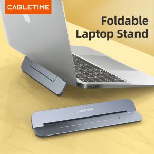 Stand Cabletime ноутбук подставьте складываемое промытое тонкое тепловое рассеянное держатель рассеян