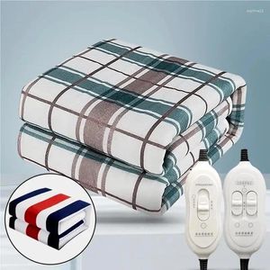 Battaniyeler Elektrikli Battaniye 110V/230V Kalınlaştırılmış Isıtma Termostat Çift Kış Isınma Yatağı Yatak Yatak Odası Sıcak Ev Öğeleri