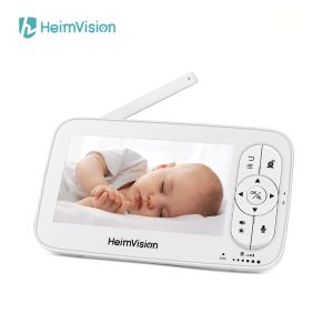 Мониторы Heimvision 5,0 дюйма Baby Monitor Беспроводной цвет видео 720p HD Nanny Security Night Vision Tempitor Мотитель только для HM136