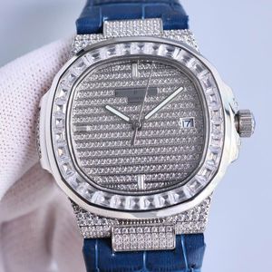 5a orologio Petak Philipe 5719 Diamonds Movimento autocartoso automatico Designer di scontati da polso per uomini Fendave 24.3.28