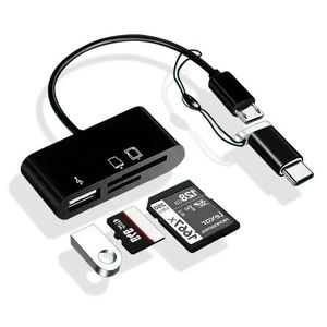 Bilgisayar Kabloları Konektörleri Tip-C Mikro Adaptör TF CF SD Hafıza Kart Okuyucu Yazar İPad Pro Huawei Kitabı USB TY OTEHJ için USB-C Flash USB-C Flash