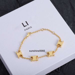 Celi Designer Armband für Frauen Charme Anhänger Modetrendtemperament Klassische Goldpaar Armbänder Geschenke 2024