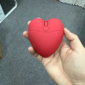 Мыши милый беспроводной 2,4 г Bluetooth Dual-Mode Love Mouse Fun Wireless Student Mouse Creative Gift Y240407