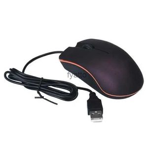 Мыши Wired Mute USB Led Home Silent Office Office Desktop Business Business Dovery Esports Gaming Mouse PC H240407