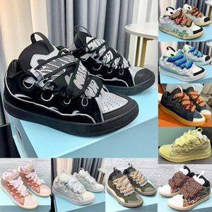 Классическая повседневная спортивная обувь Мужчина и женская квартира Shosess Designer Top Caffence Pare Street Travel Arting Riging Dirtaint Athable On Slip Sole 35-45