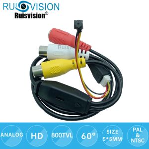 Kameralar 800TVL Analog Mini Kamera CVBS RENK CCTV Kamera 5*5mm DIY Modülü CMOS Kamera Güvenlik Video Kamera Gözetim Küçük Kamera