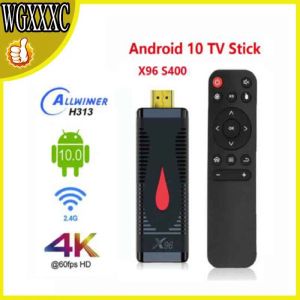 Box HD 4K TV Stick X96 S400 Mini PC TV Stick Android 10 TV Box 2.4g Wifi 2GB16GB AllWinner H313 Smart TV Box 4K Media Player Set Top