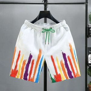 Shorts da uomo Summer sottile maschile ad asciugatura rapida marca taglie forti di seta ghiacciata pantaloni corti a corto