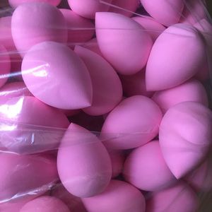 100pcs/lote cosmético Puff Soft Sponge Beauty Makeup Blender Powder Foundation Center BB Cream Blending Women Make Up Tools 240329