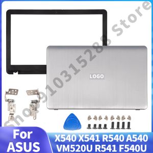 Батареи Новые детали ноутбука для ASUS X540 X541 R540 A540 VM520U R541 F540U Series LCD задняя крышка/передняя рамка/петли Sier Top Case
