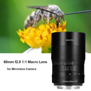 Accessori 7artisans 60mm F2.8 Manuale RO Focus Lens APSC per Sony Emount Canon EOS RF EFM Fuji M43 Nikon Z Mount Mirrorless Camera