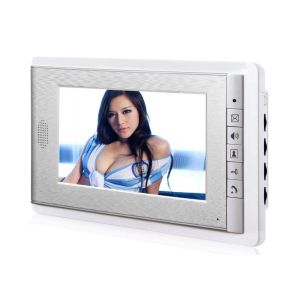 Intercom 7 -дюймовый цвет ЖК -экрана 2way Hands Free Video Door Door Dofet Door Door Monitor, мониторинг поддержки, разблокировка, интерком