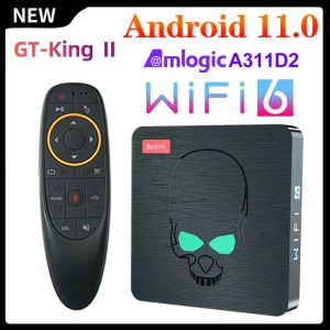 Box TV Box Android 11.0 Beelink GT King II Amlogic A311D2 Android 11 Media Player WiFi 6 Octacore LPDDR4 8G 64G 4K 60FPS BT5.0 1000M