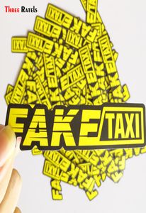 Tre rates 50pcs Fallo taxi falso in PVC Waterproof Winter Laptop Trounk Auto Motorcycle Car Adesivo e Decals7046560