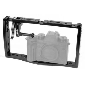 Kameralar Stabiler Bracket Selfie Tepsi Çift Tutucu Kavrama El Feneri Montaj GoPro Kahramanı için Sualtı Dalışı 9 8 7 6 Aksiyon DSLR Kamera