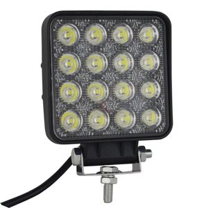 4039039 inç 48W kare LED iş ışığı yol noktalı ışıklar kamyon ışıkları 4x4 traktör jeep foog lambası Jeep Cabi7490455