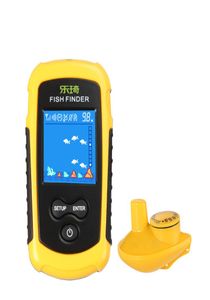 Localizador de peixes portáteis sem fio para pesca de barco AntiUV LCD Display Sonar Sensor Transdutor Focadores de profundidade para pesca de gelo de caiaque Sea7165821