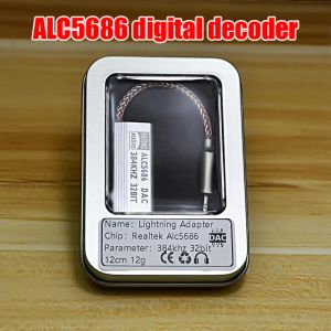 Dönüştürücü ALC5686/CX31993 DAC Kulaklık Amplifikatörleri İPhone IOS IOS HIFI ASODODING AMP AMP Adaptör Ses Kartı Dijital Decoder 32bits/384kHz