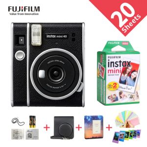 Kamera fujifilm orijinal instax mini 40 film kamera sıcak satış yeni anlık fotoğraf siyah renk