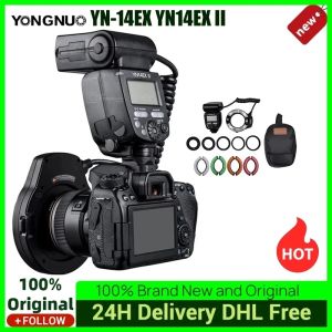 Yongnuo yn14ex yn14ex II flaş LED ttl ro ring lite flash speedlite lambası Canon 5d Mark II 5D Mark III 6d 7d 60d kameralar