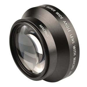 Аксессуары 62 мм 67 мм 72 мм 0,43x HD Super Wide Angle Lens Extension с дитахлевой микрообучения с широкоугольным угловым угловым линзом Универсальный