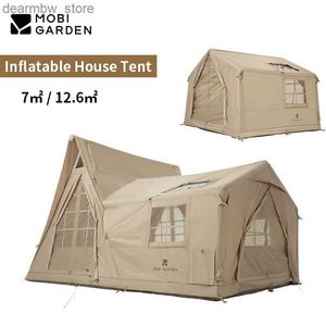 Палатки и укрытия Mobi Garden Outdoor Camping Air Tent 7/12,6 Cloud 7 Villa Portable Patentable Tent