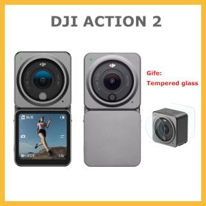 Kameralar DJI Action 2 Çift Ekranlı Combo Taşınabilir Giyilebilir 4K 120FPS Süper Geniş Fov Horizonsteady 10m Su Geçirmez Kamera Stokta Yeni