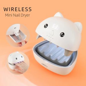 Guns Portable Cartoon Lc Nail Lamp Mini USB Беспроводная сушилка для ногтей быстро сушилка Новый клип дизайн ногтя маникур