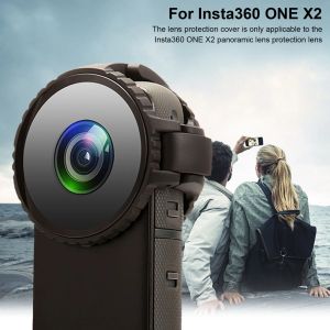 Камеры для Insta360 One X2 Lens Guards Premium Lens Protector для Insta 360 One x2 Lens Cap Cap Pantaramic Accessories Camera Camera