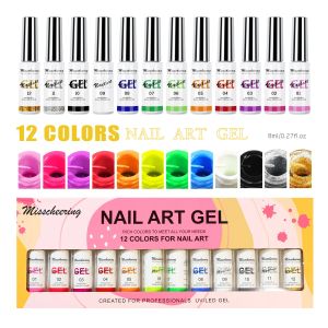 Гель Neon Nail Art Gel Plock Kit Soak с ультрафиолетового/светодиодного полупостоянного