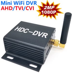 Kameralar Mini WiFi DVR Kayıt Cihazı 2MP HD CCTV CAR P2P DVR Sistemi AHD/TVI/CVI/720P/1080P Kameralar Destek Hareket Algılama Alarmı TF Kart