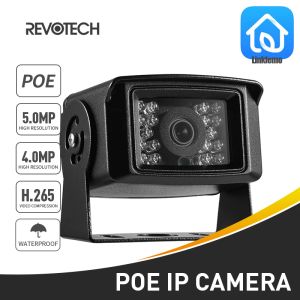 Kameralar Revotech Mini Su Geçirmez Poe IP Kamera 5MP 4MP Ultrahd 940Nm Açık Güvenlik Kamerası Gece Görme Hareket Algılama Akıllı Telefon